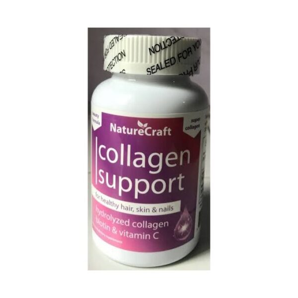 NatureCraft COLLAGEN SUPPORT FOR HEALTHY HAIR, SKIN AND NAILS X120CAPSULES